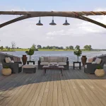 Rustic N-dura Resin Wicker Outdoor Woven Ottoman - Image 17