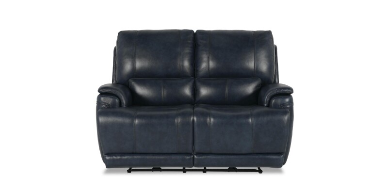 Burlington Leather Power Reclining Loveseat
