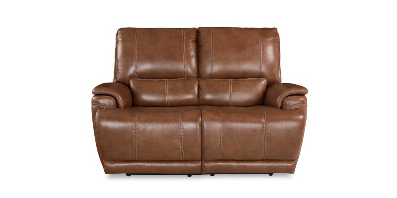 Burlington Leather Power Reclining Loveseat