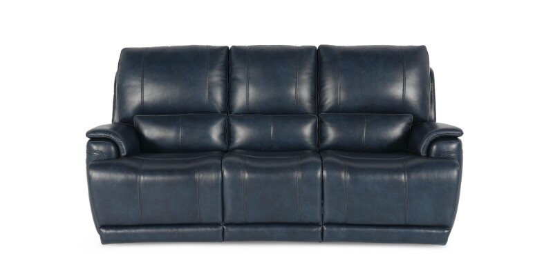 Burlington Leather Power Reclining Sofa