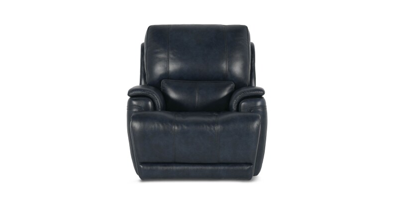 Burlington Leather Lay Flat Power Recliner