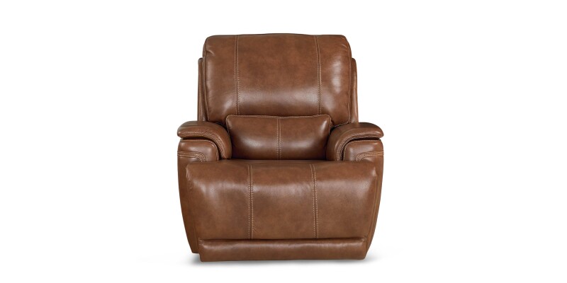 Burlington Leather Lay Flat Power Recliner
