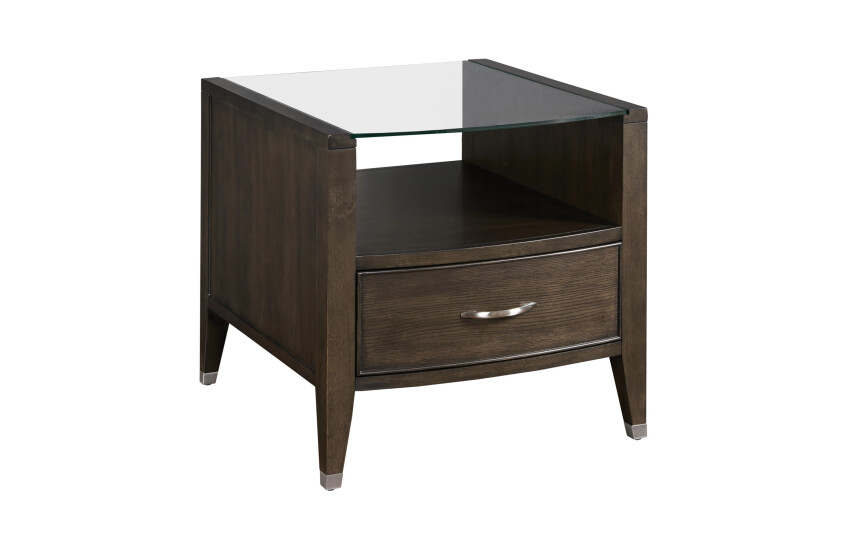 Tesha Rectangular Drawer End Table