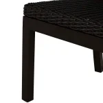 Rustic Woven N-dura Resin Wicker Outdoor Side Chair - Image 19