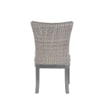 Rustic Woven N-dura Resin Wicker Outdoor Side Chair - Image 17