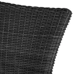 Rustic Woven N-dura Resin Wicker Outdoor Side Chair - Image 7
