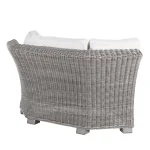 Rustic N-dura Resin Wicker Outdoor Sectional Corner