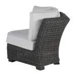 Rustic N-dura Resin Wicker Outdoor Sectional Corner - Image 13