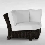 Rustic N-dura Resin Wicker Outdoor Sectional Corner - Image 21