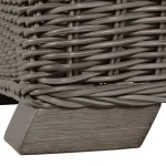 Rustic N-dura Resin Wicker Outdoor Sectional Corner - Image 20