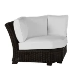 Rustic N-dura Resin Wicker Outdoor Sectional Corner - Image 18