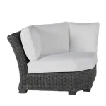 Rustic N-dura Resin Wicker Outdoor Sectional Corner - Image 14