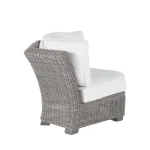 Rustic N-dura Resin Wicker Outdoor Sectional Corner - Image 12