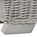 Rustic N-dura Resin Wicker Outdoor Sectional Corner - Image 8