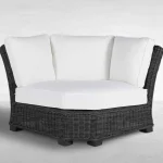 Rustic N-dura Resin Wicker Outdoor Sectional Corner - Image 7