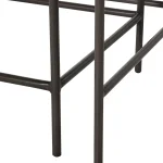 Abby Wrought Iron Square Outdoor Stacking Table 2 2 In. W X 24. 25 In. H - Image 11