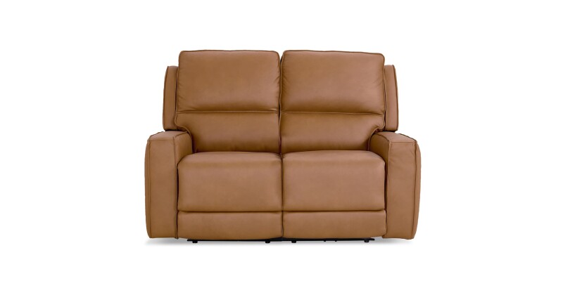 Raymond Leather Power Reclining Loveseat