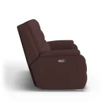 Arlo Leather Power Reclining Sofa with Power Headrests & Lumbar - Image 8