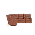 Arlo Leather Reclining Sectional - Image 4