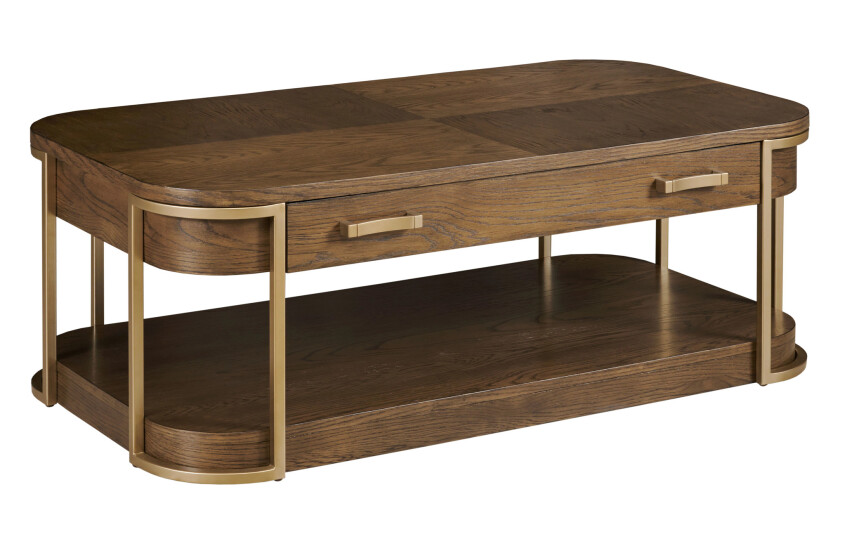 Emerit Rectangular Coffee Tbl W/casters