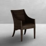 Athena Plus Woven N-dura Resin Wicker Outdoor Arm Chair - Image 8