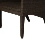 Athena Plus Woven N-dura Resin Wicker Outdoor Euro Lounge Chair - Image 5