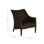 Athena Plus Woven N-dura Resin Wicker Outdoor Lounge Chair - Image 12