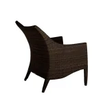 Athena Plus Woven N-dura Resin Wicker Outdoor Lounge Chair - Image 4