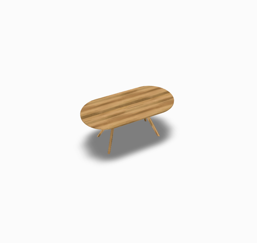 Oslo Table 3872 Oval Solid