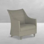 Athena Plus Woven N-dura Resin Wicker Outdoor Spring Lounge Chair - Image 3
