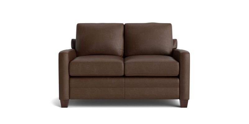 Carolina Leather Track Arm Loveseat