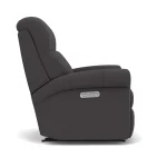 Davis Leather Power Rocking Recliner with Power Headrest - Image 9