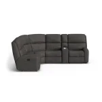 Rio Leather Reclining Sectional - Image 4