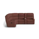 Rio Leather Reclining Sectional - Image 7