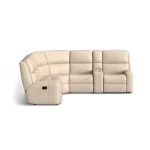 Rio Leather Reclining Sectional - Image 8