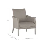 Bentley Woven N-dura Resin Wicker Outdoor Lounge Chair
