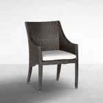 Athena Woven N-dura Resin Wicker Outdoor Arm Chair - Image 8
