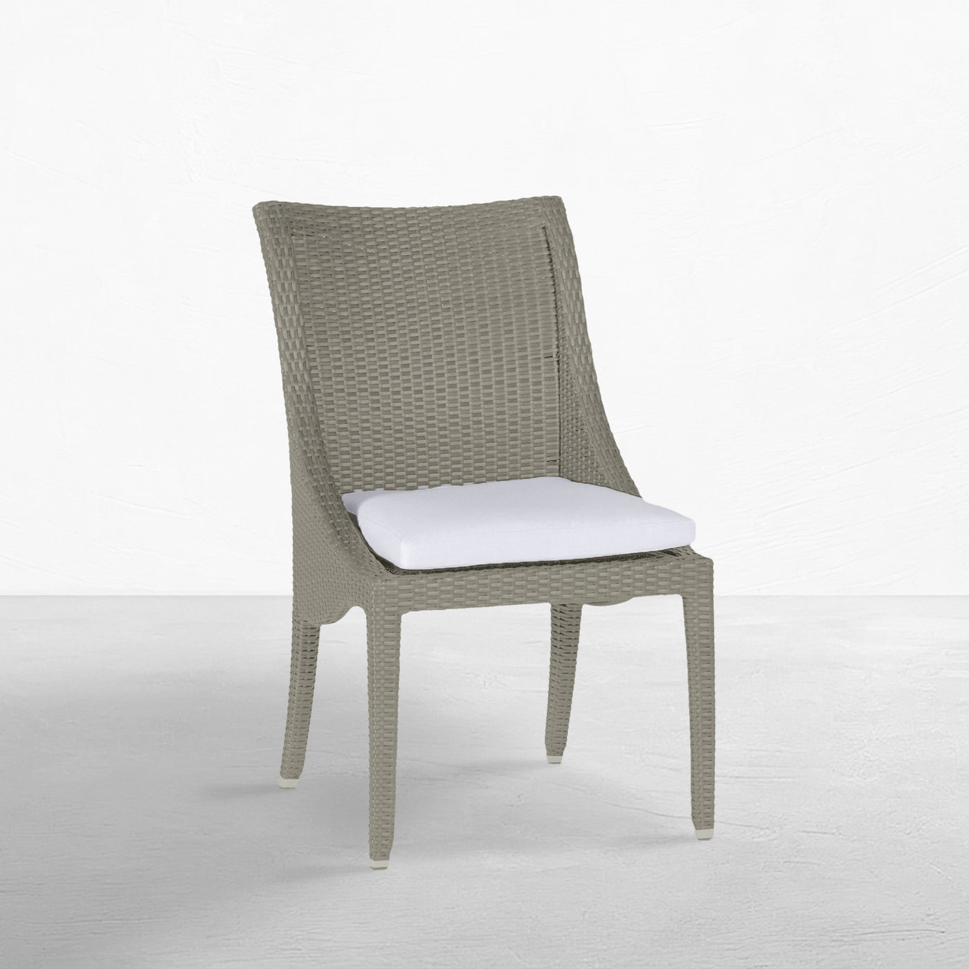 Athena Woven N-dura Resin Wicker Outdoor Side Chair