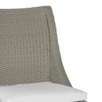 Athena Woven N-dura Resin Wicker Outdoor Side Chair - Image 6