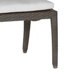 Athena Woven N-dura Resin Wicker Outdoor Side Chair - Image 8