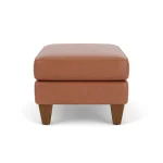 Westside Leather Ottoman - Image 4