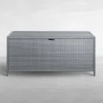 N-dura Resin Wicker Outdoor Cushion Storage Box - Image 4
