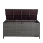 N-dura Resin Wicker Outdoor Cushion Storage Box - Image 7