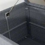 N-dura Resin Wicker Outdoor Cushion Storage Box - Image 9