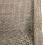 Athena Woven N-dura Resin Wicker Outdoor Bar Stool - Image 6