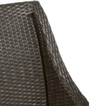 Athena Woven N-dura Resin Wicker Outdoor Bar Stool - Image 5