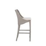 Athena Woven N-dura Resin Wicker Outdoor Bar Stool - Image 4