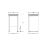 Aaron STOOLS 40039-26/24BP - Image 4