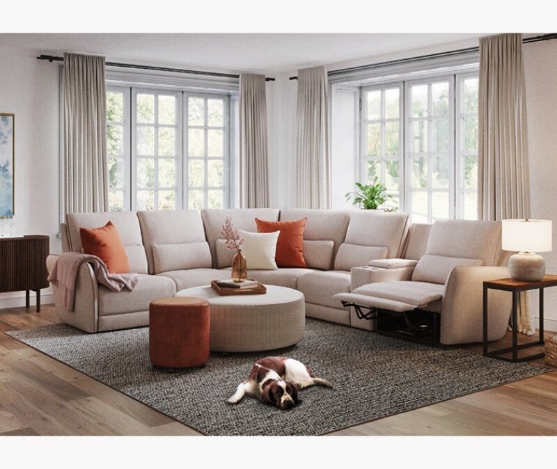 Chelsea Left-Hand Facing Power Recliner with Power Headrest