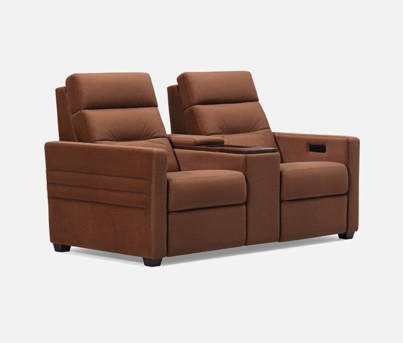 Reece Power Reclining Loveseat with Console and Power Headrest & Lumbar